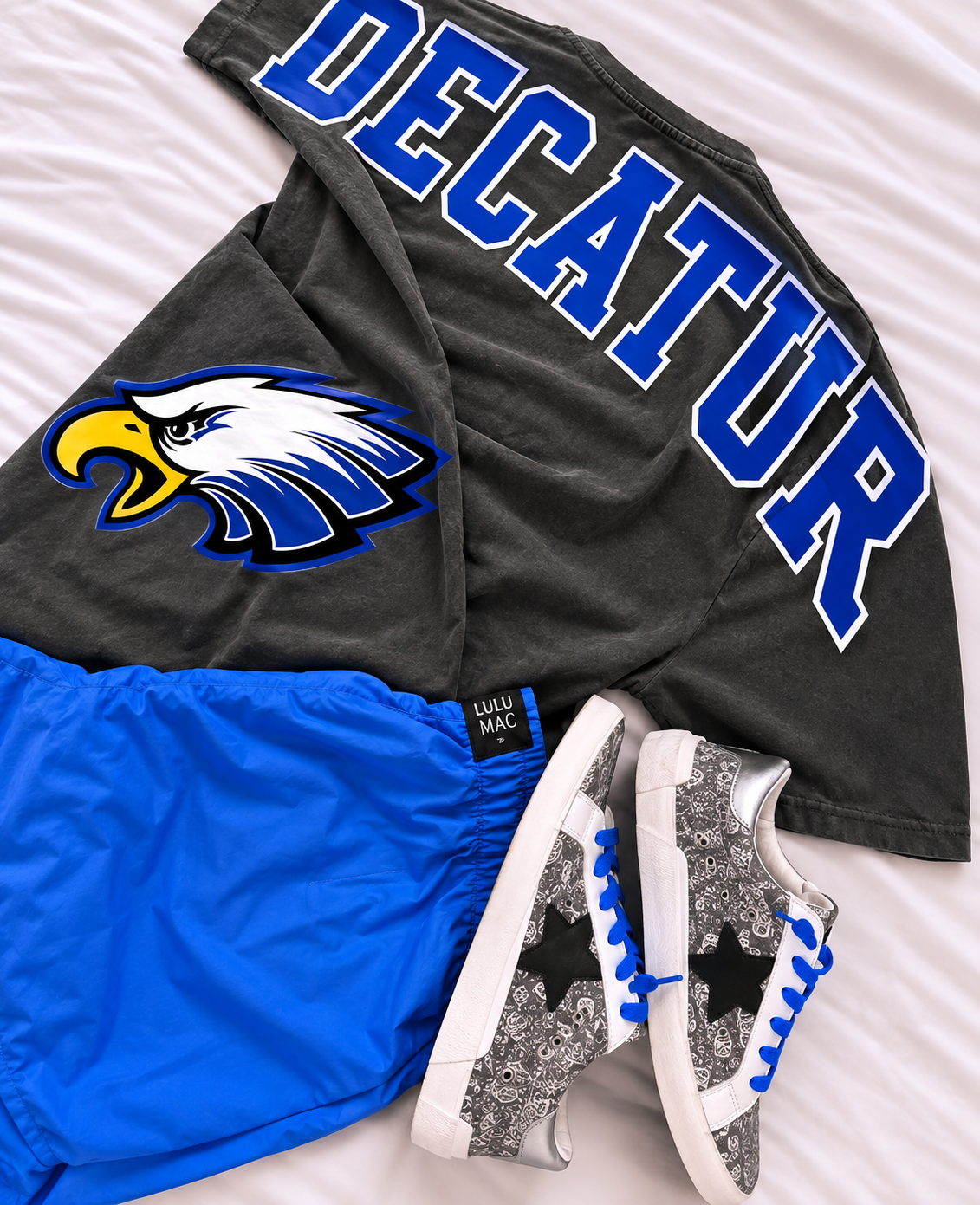PREORDER | Decatur Oversized Print Side Mascot Tee *ETA 3-4weeks