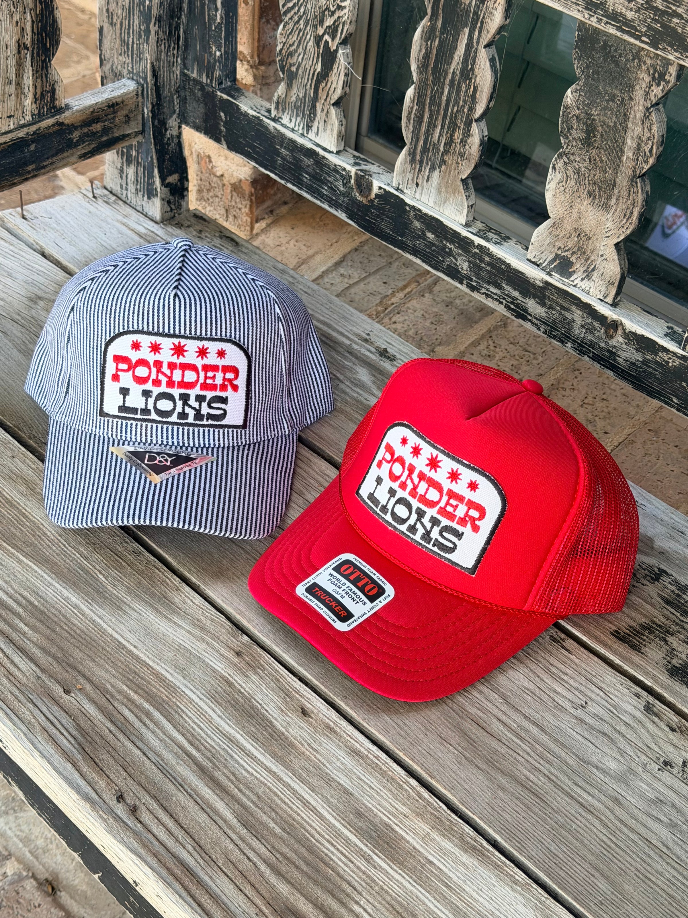 Ponder Lions Burst Patch Hat