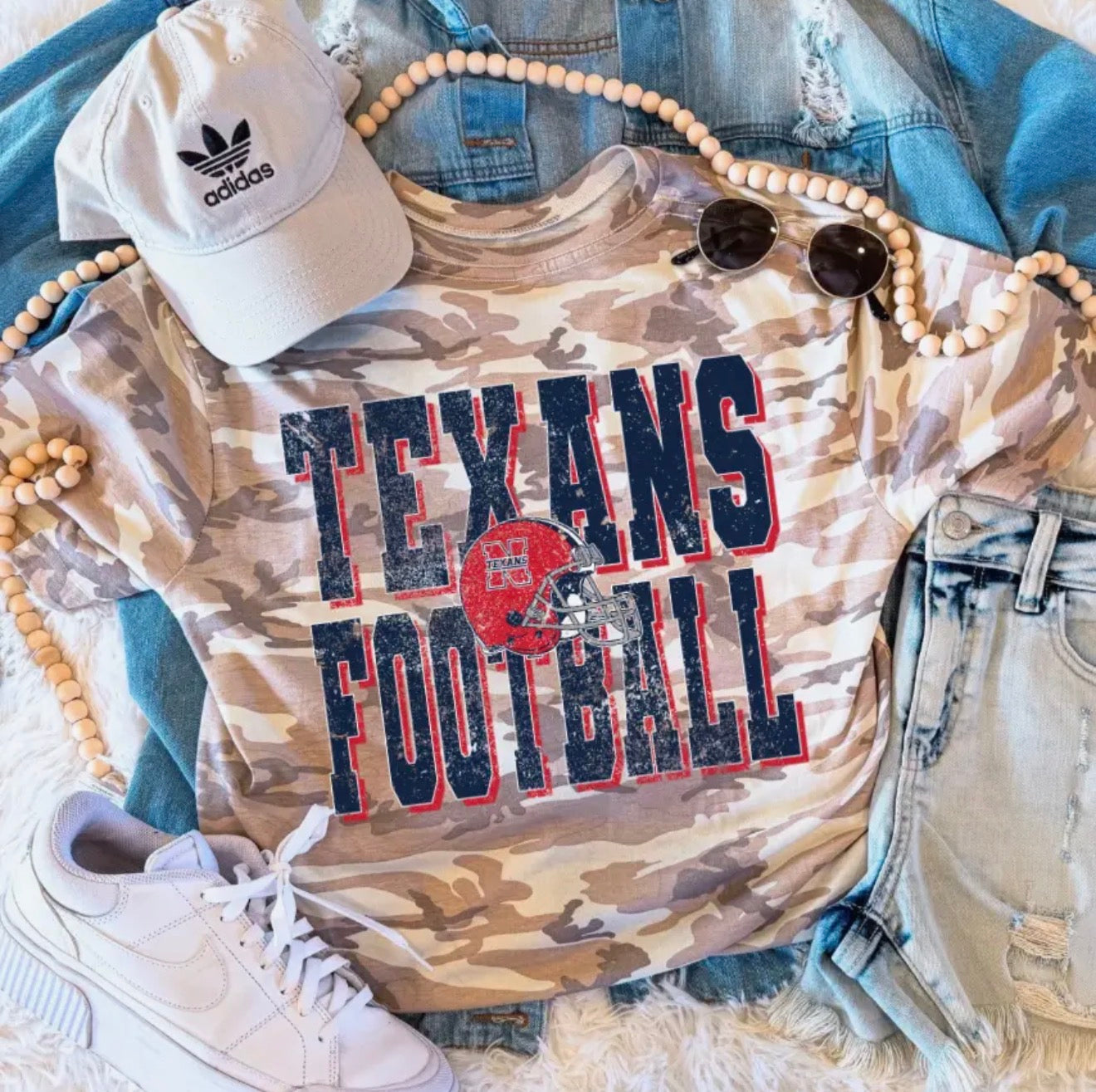 PREORDER | Texans Football Camo Tee