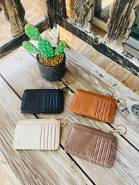Small But Big Faux Leather Card Holder Wallet