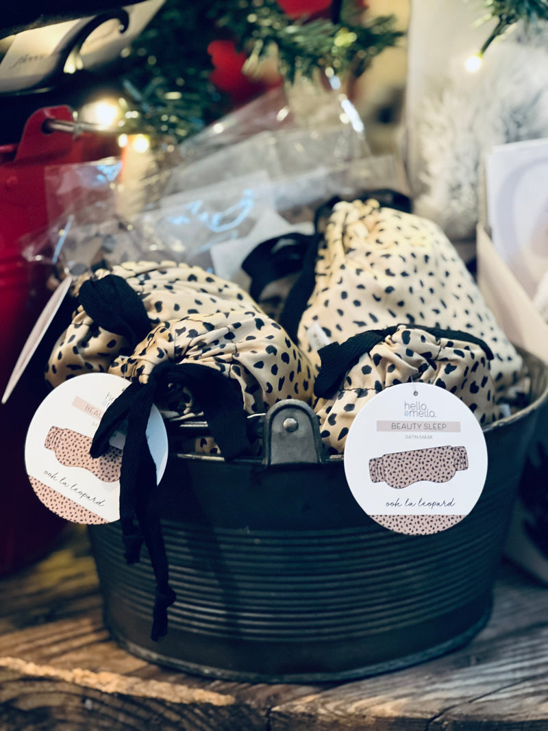 Ooh La Leopard Satin Eye Mask
