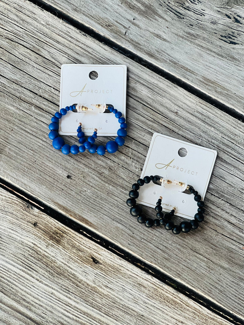 Silicone Multi bead Hoops