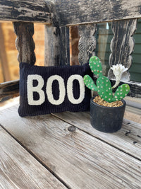 Black Mini Boo Accent Pillow