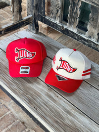 Lions Pennant Flag Patch Hat
