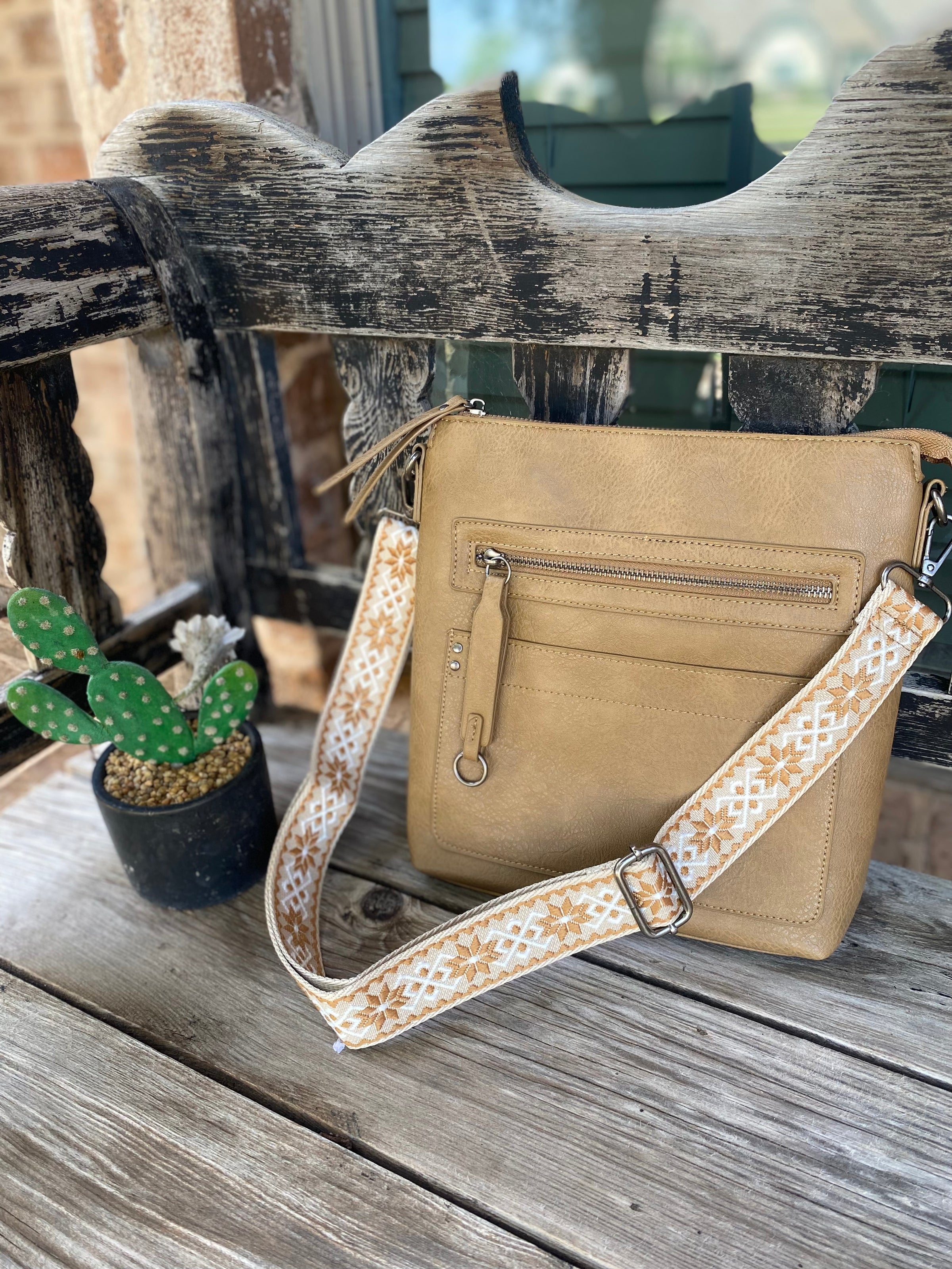 Marti Crossbody Bag With Guitar Strap