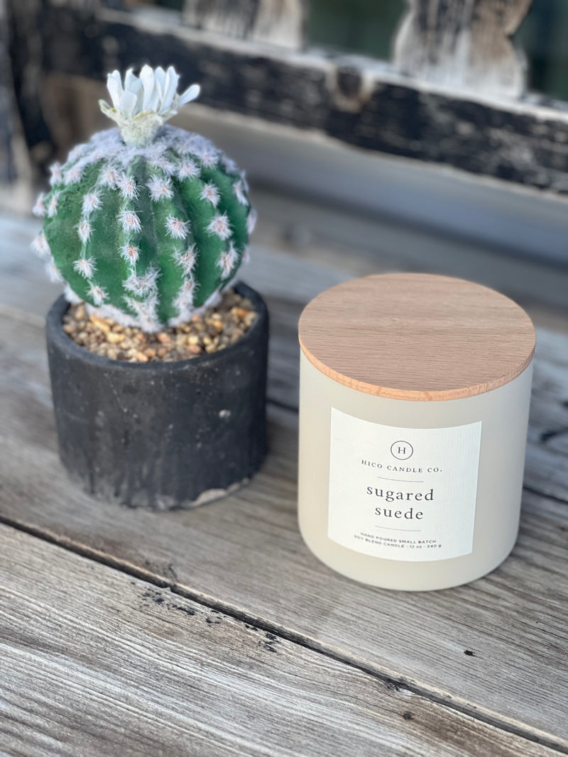Hico Candle Co | Sugared Suede 12oz Candle