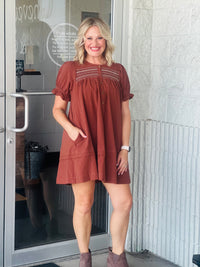 Vivi Fall Feels Babydoll Dress