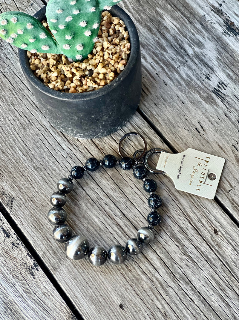 Taylor Beaded Keychain Bracelet