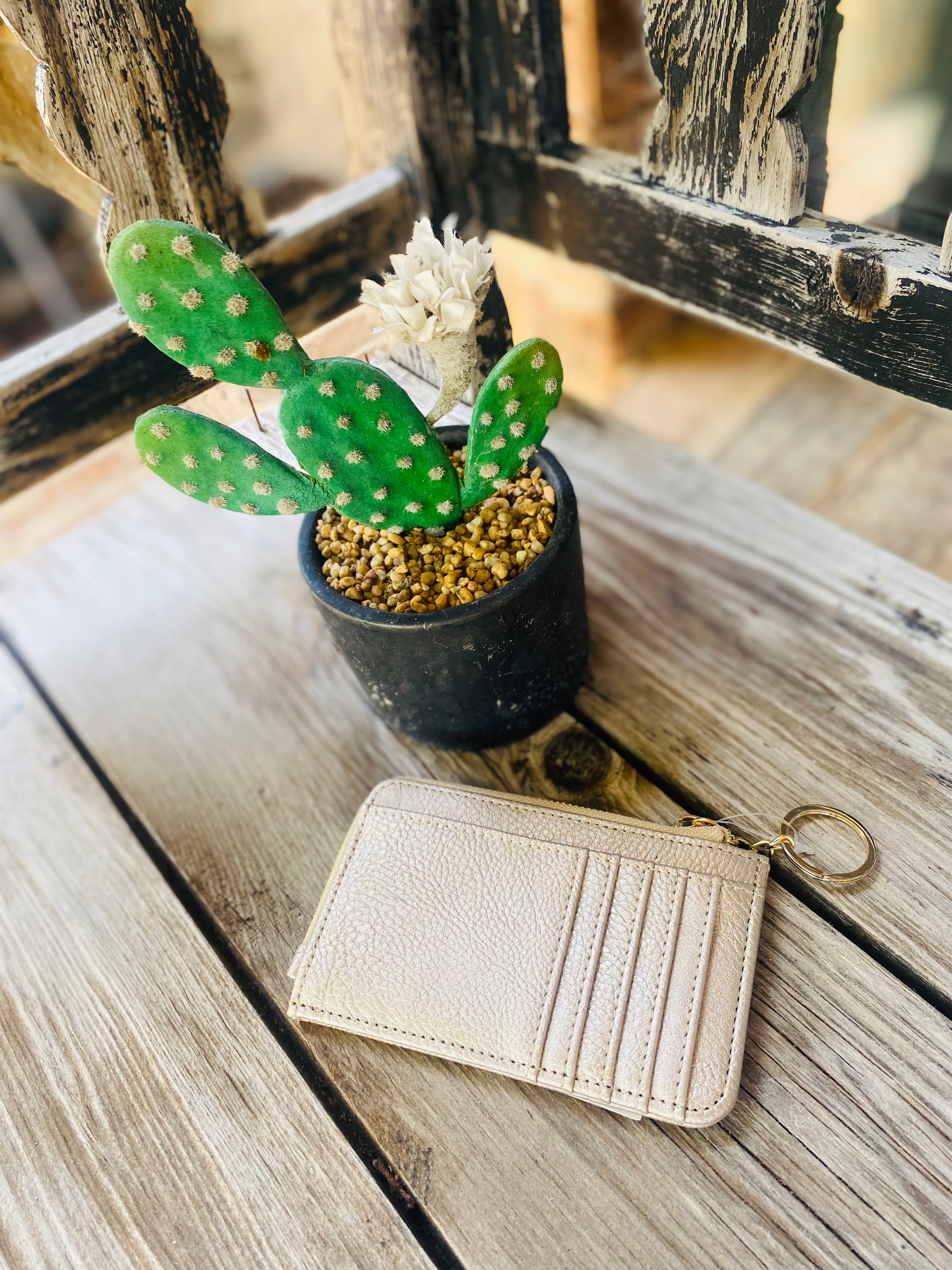 Small But Big Faux Leather Card Holder Wallet