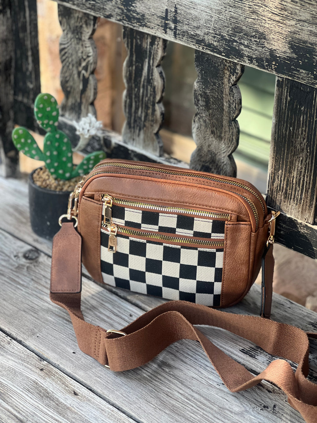 Checkmate Crossbody Purse – Rivers’ Rustic Designs