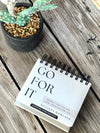 Go For It: Inspirational Desktop Calendar