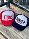 Ponder Lions Mixed Font Foam Hats