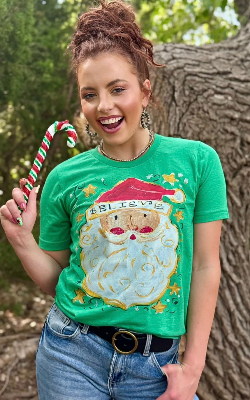 Callie Ann Stelter Believe In Santa Tee