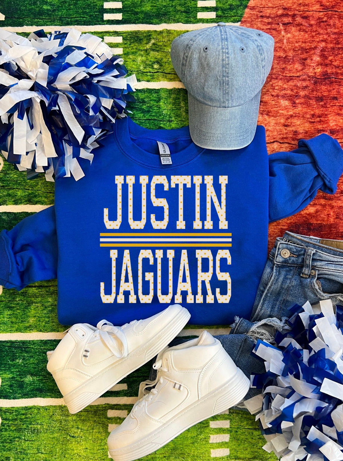 PREORDER | Justin Jaguars Polka Line Sweatshirt