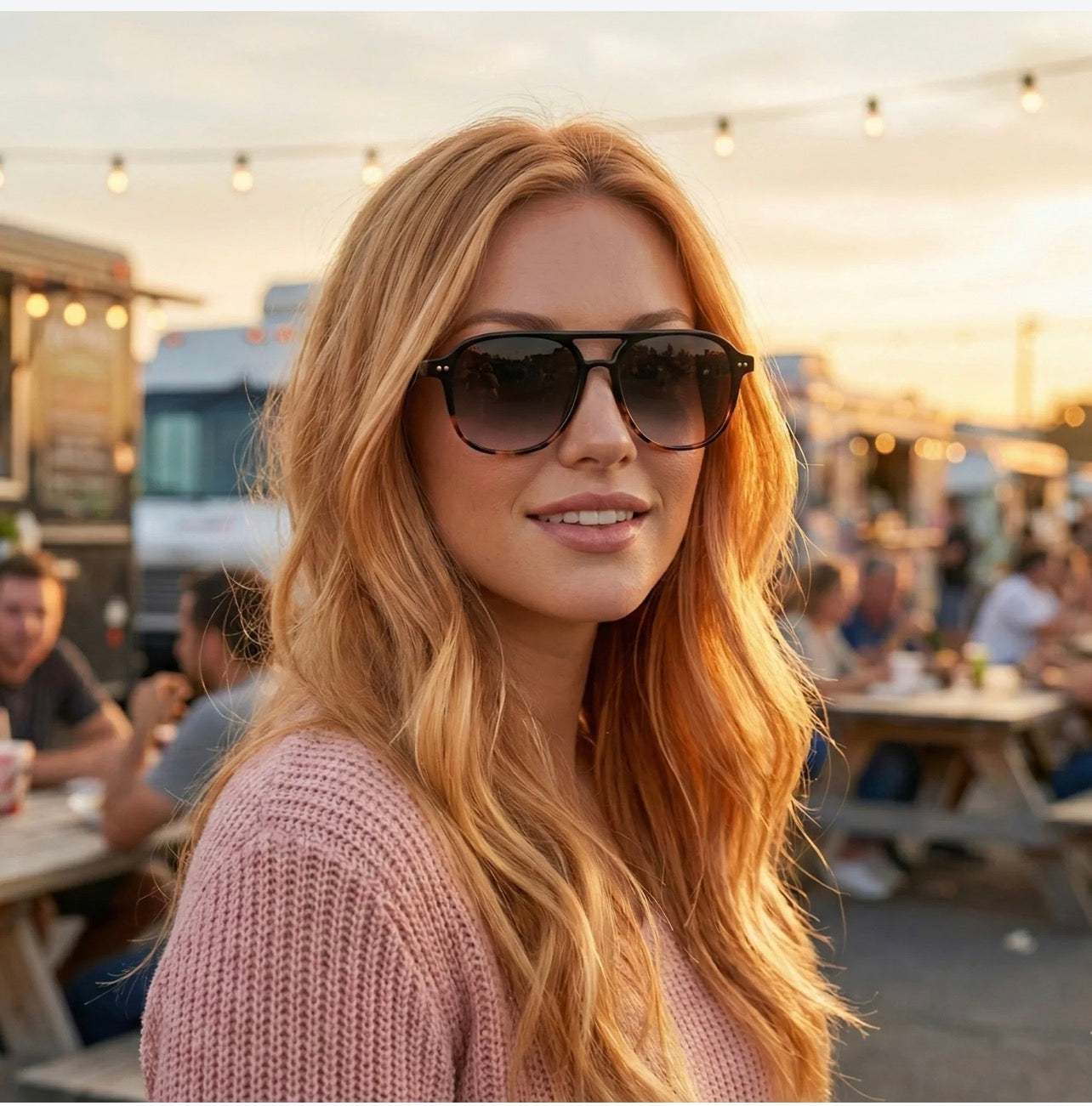 Briggs Black Gradient Glasses
