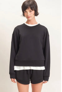 Black Butter Crew Sweatshirt