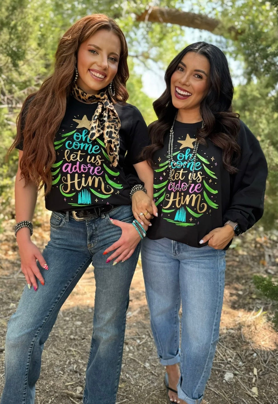 PREORDER | Oh Come Let Us Adore Him Tee & Sweatshirt