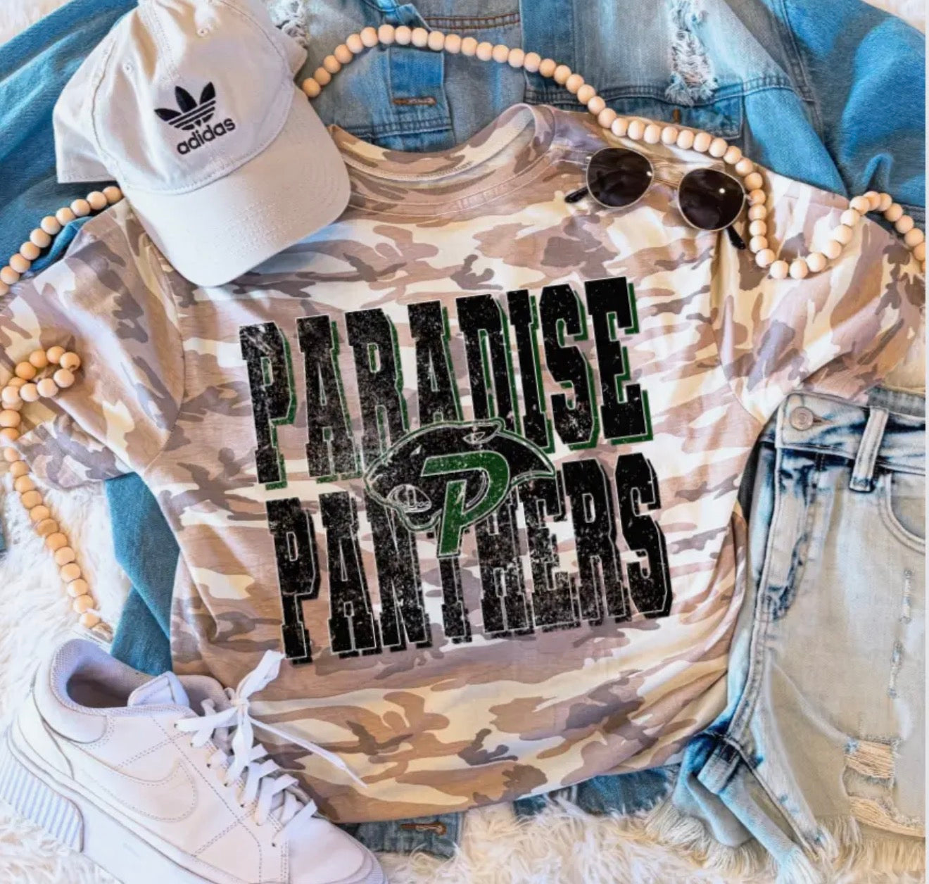 PREORDER | Paradise Panthers Camo Tee