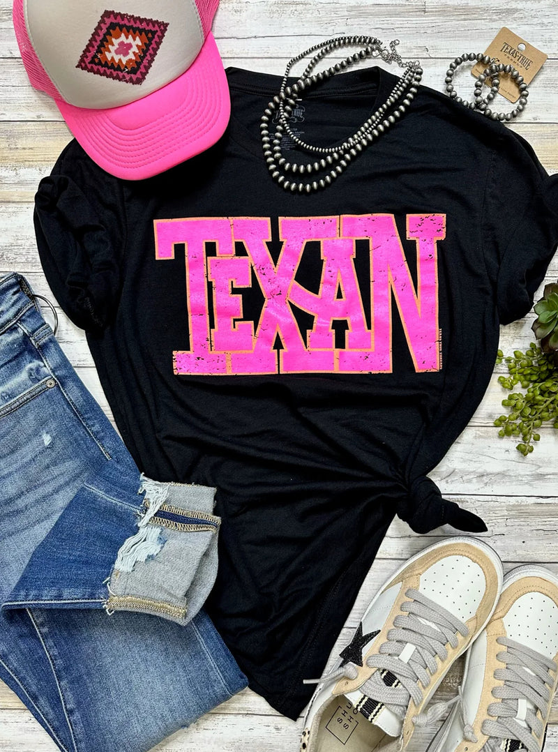 Texan Pink Ink Tee or Tank