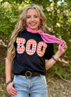Checkered Boo Tee