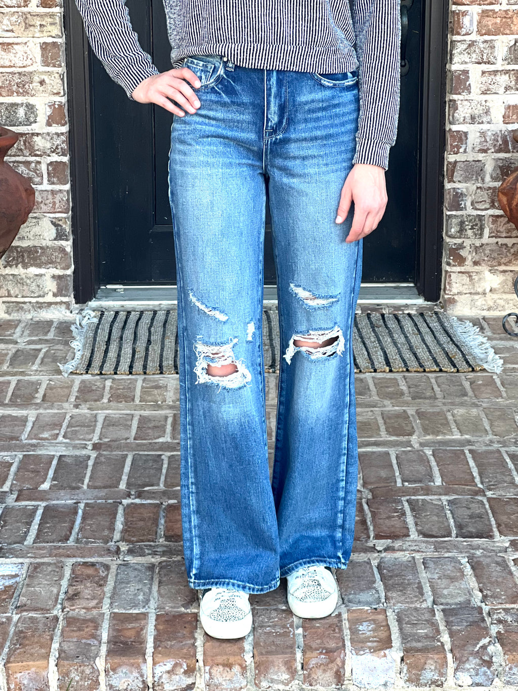 Petra | High Rise Rigid Vintage Flare Jeans – Rivers’ Rustic Designs