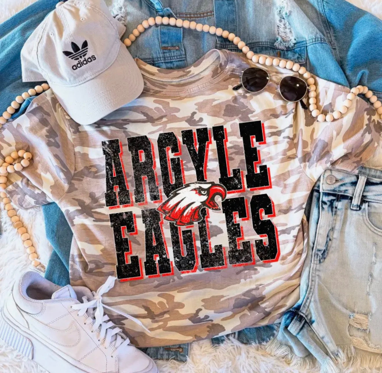 PREORDER | Argyle Eagles Camo Tee