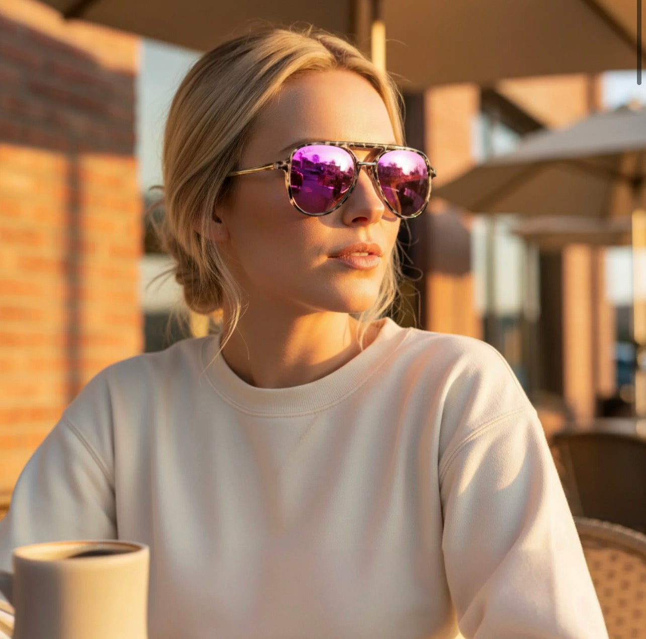 Earhart Hot Pink Glasses