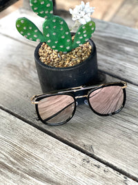 Ivy Gold Glasses