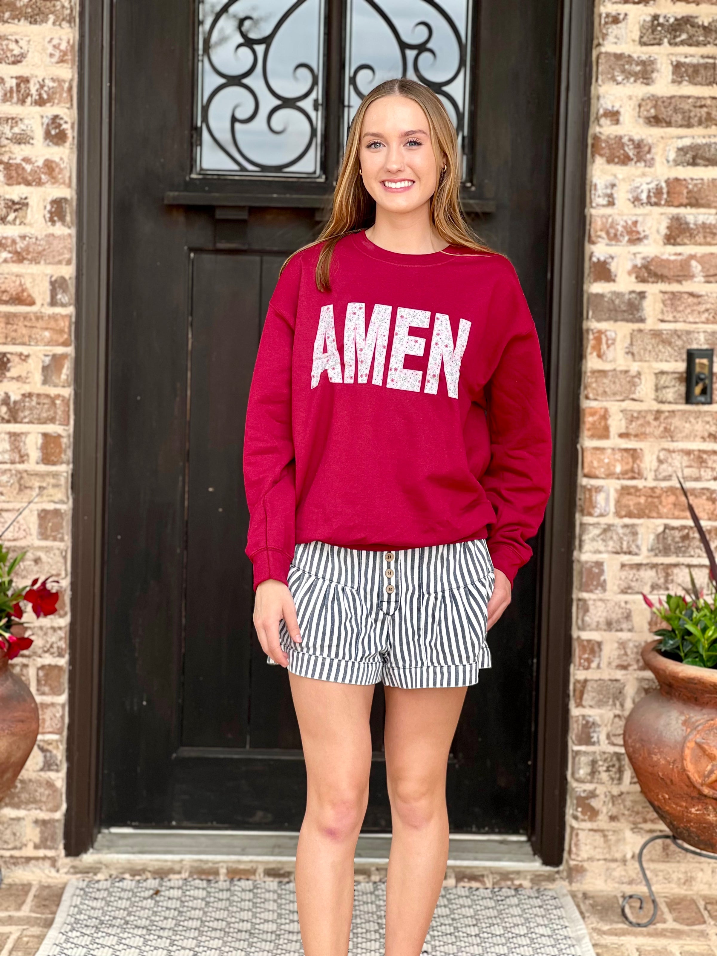 Amen Floral Sweatshirt