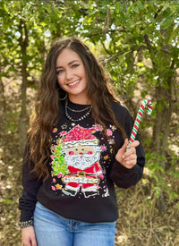 Callie Ann Santa Claus Long Sleeve Tee