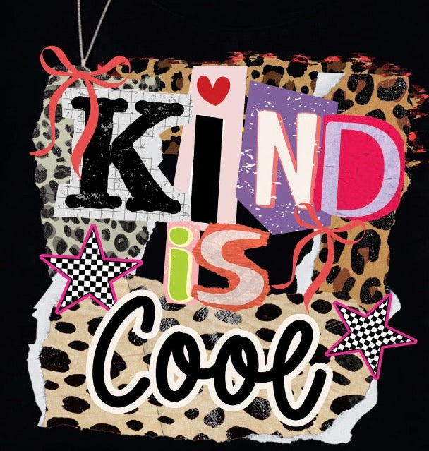 Kind is Cool Leopard Tee