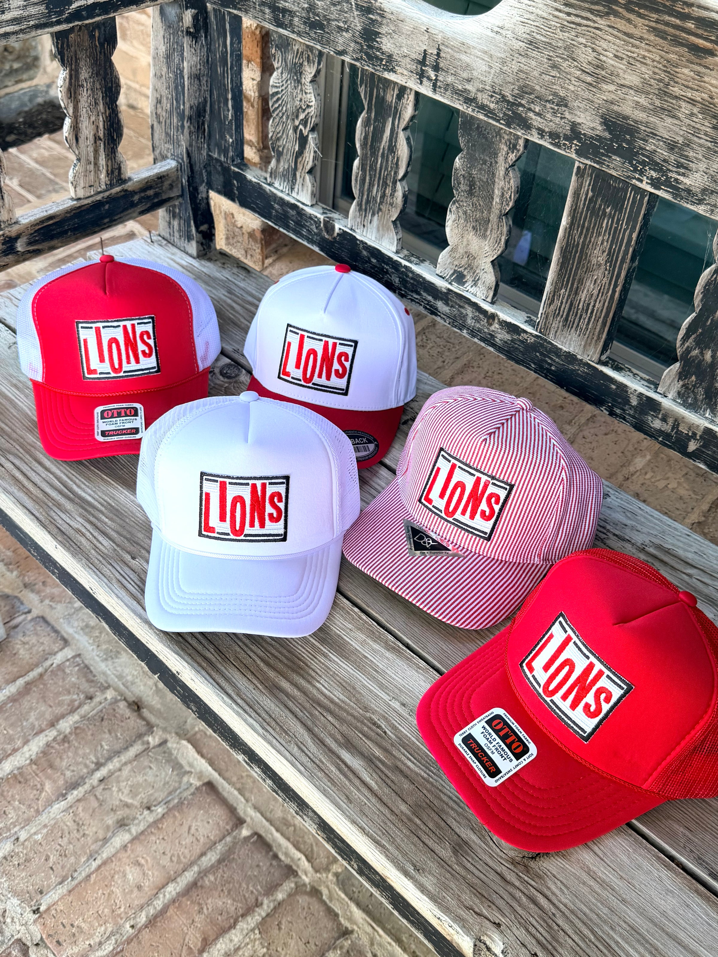Lions Mixed Lines Hat