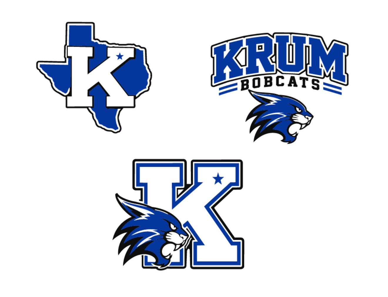 Krum Bobcats Car Decals