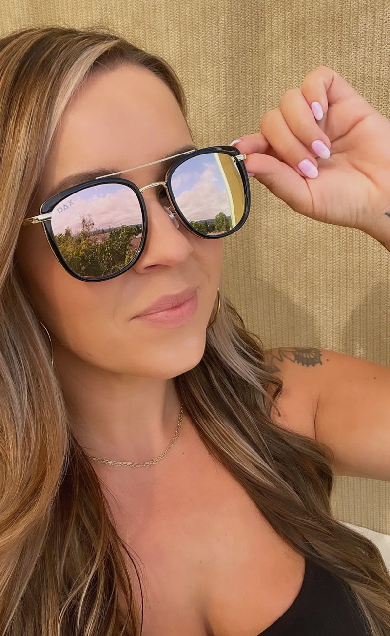 Ivy Gold Glasses