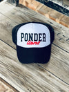 Ponder Lions Mixed Font Foam Hats