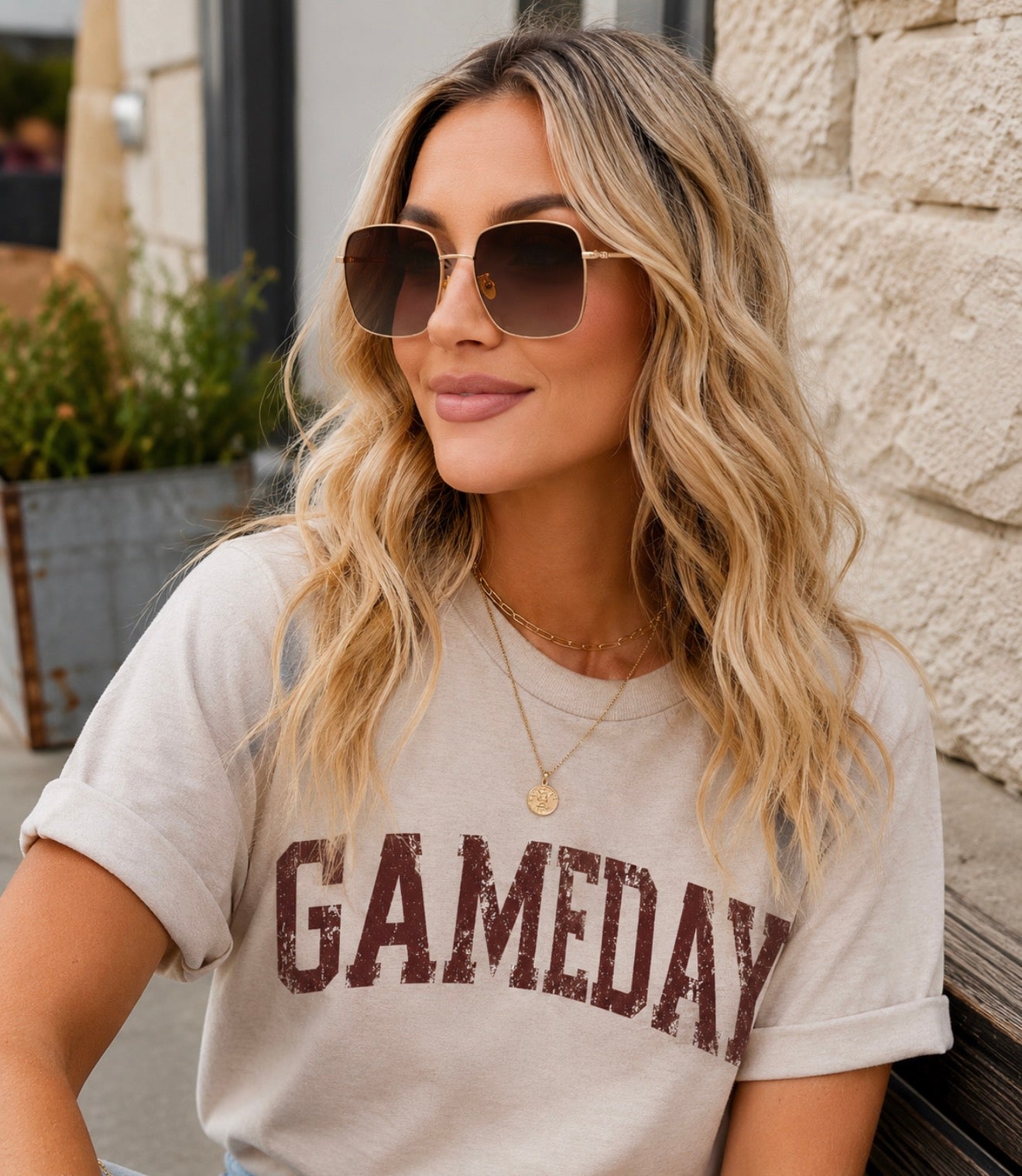 Saint - Women's Polarized Oversized Square Sunglasses