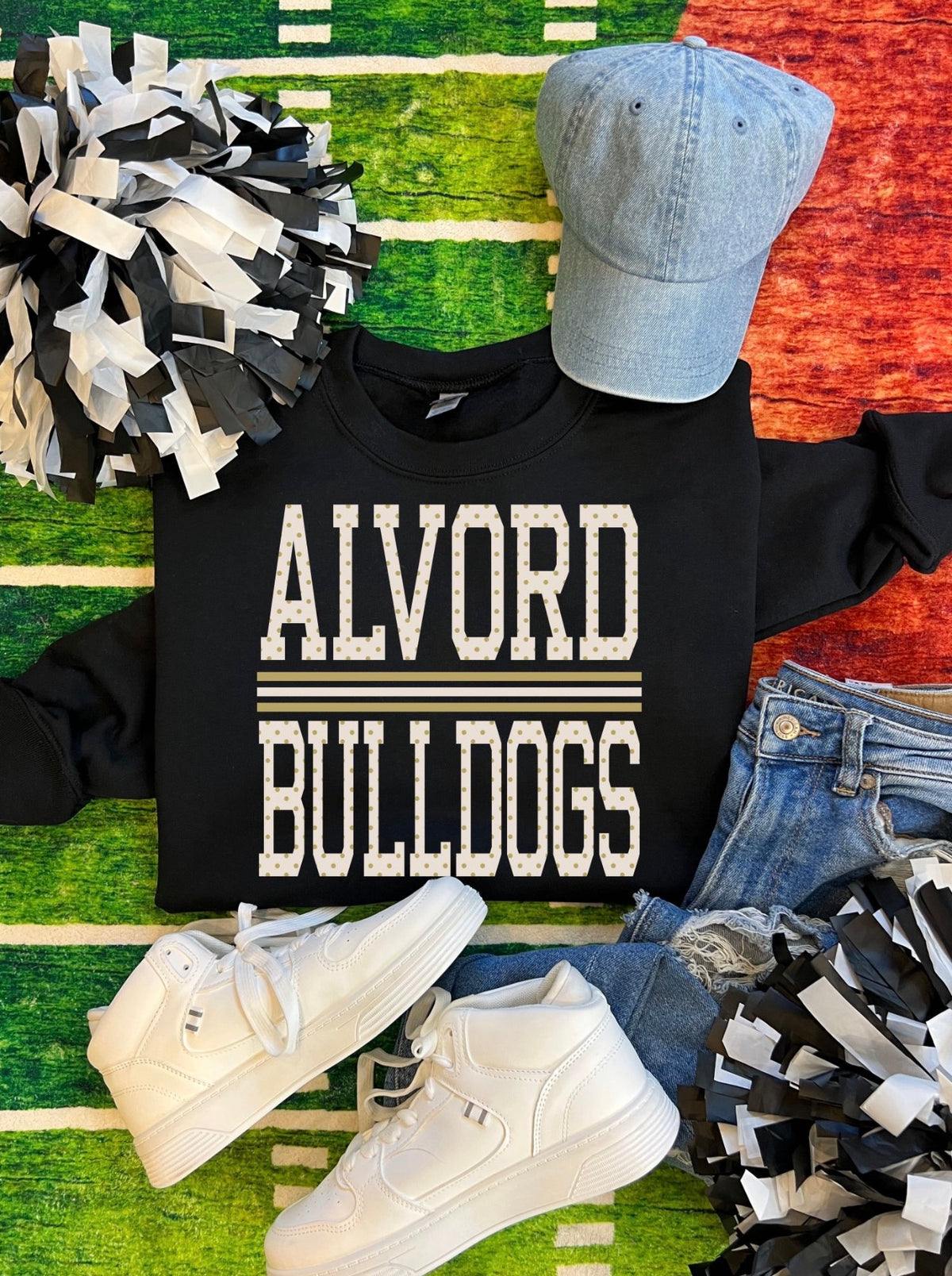 PREORDER | Alvord Bulldogs Polka Line Sweatshirt