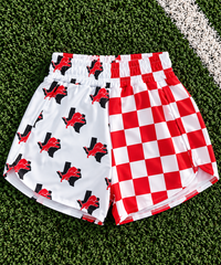 REORDER | Lions Checkered Split Shorts **ETA 3-4weeks