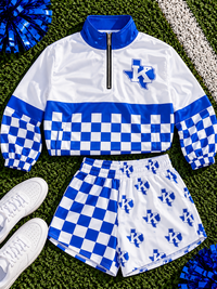 REORDER | Krum Checkered Scuba Pullover **ETA 4-6weeks