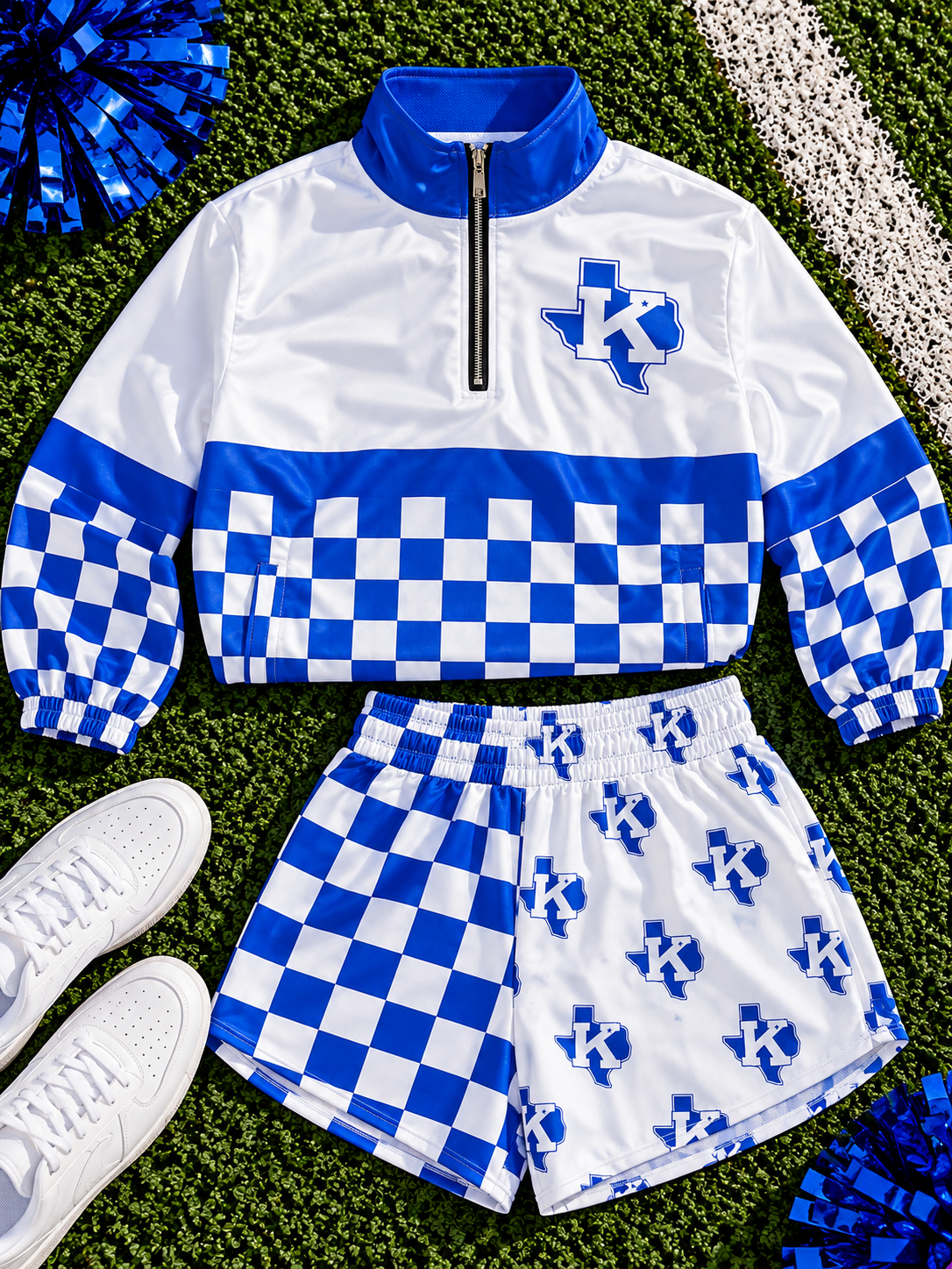 REORDER | Krum Checkered Scuba Pullover **ETA 4-6weeks