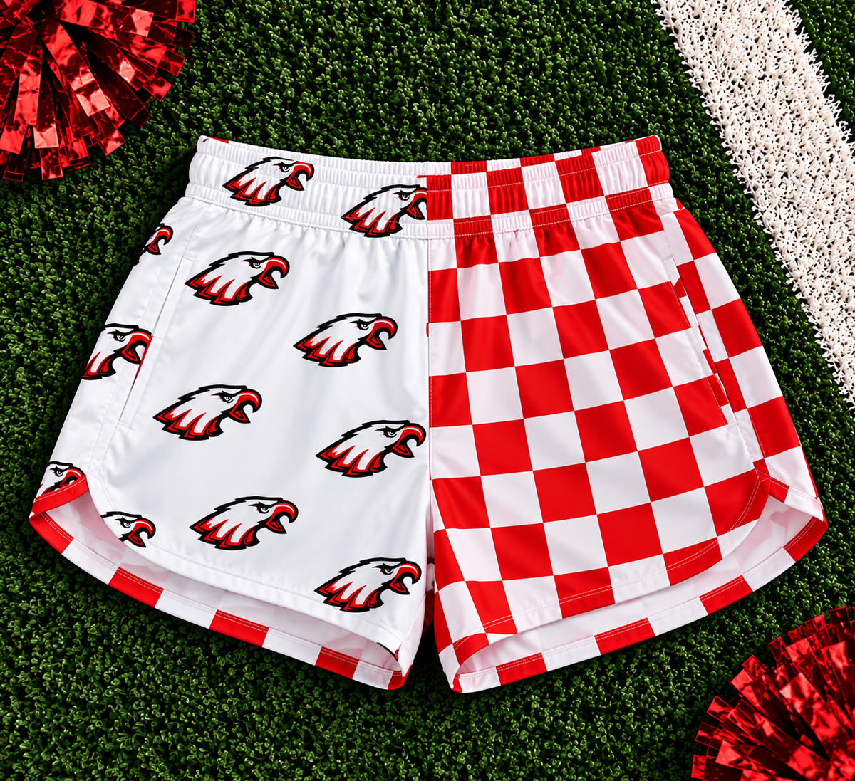 REORDER | Argyle Checkered Split Shorts **ETA 4-6weeks