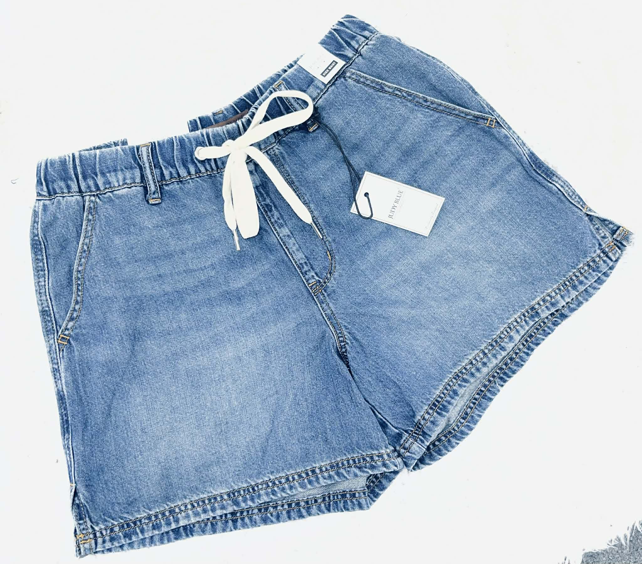 Judy Blue | High Rise Baggy Drawstring Shorts