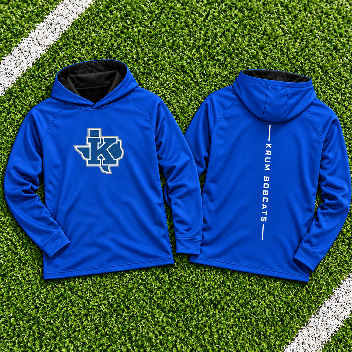 PREORDER | Krum Bobcats Royal Performance Hoodie