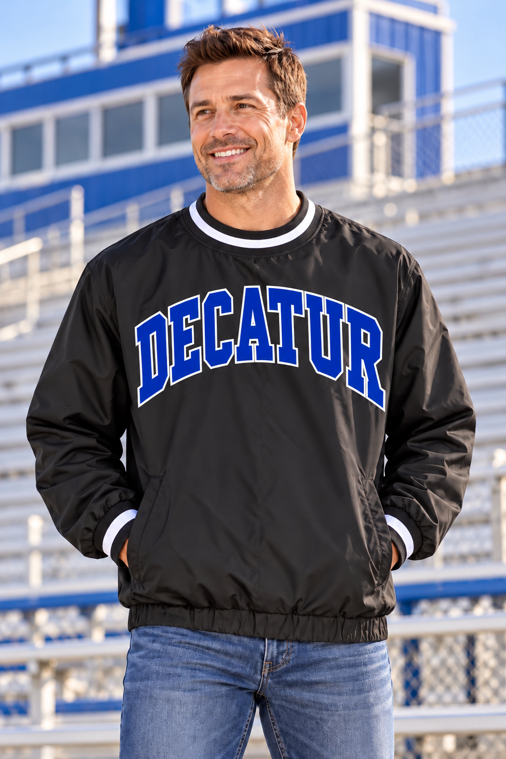 PREORDER | Decatur Black Lined Windbreaker Pullover