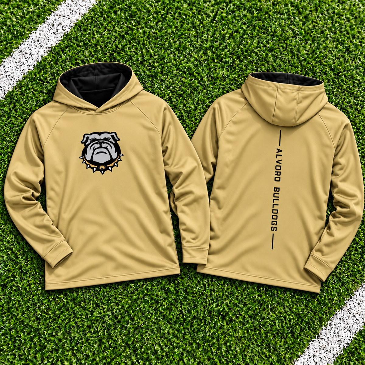 PREORDER | Alvord Bulldogs Vegas Gold Performance Hoodie