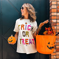 Colorful Trick or Treat Tee