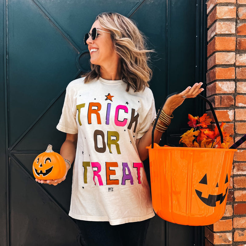 Colorful Trick or Treat Tee