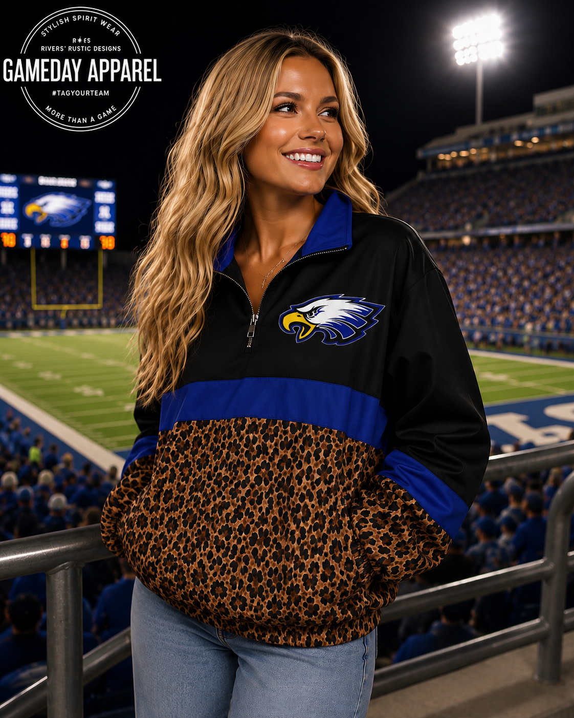 PREORDER | Decatur Leopard Scuba Pullover **ETA 4-6weeks