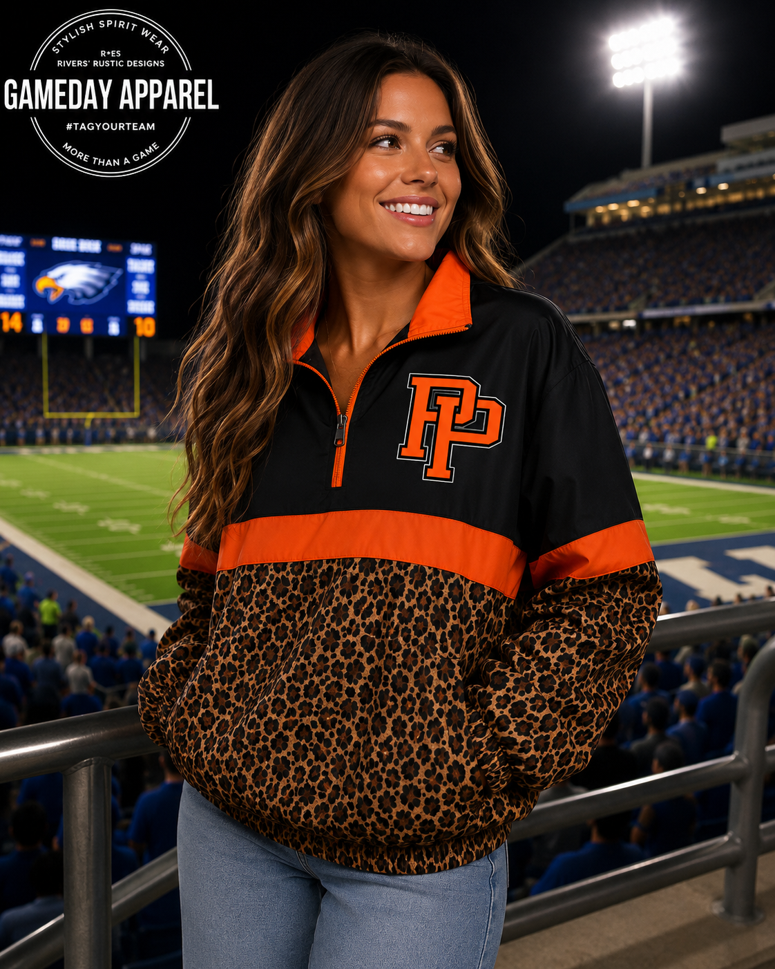 PREORDER | Pilot Point Leopard Scuba Pullover **ETA 4-6weeks