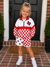 PREORDER | Lions Checkered Split Shorts **ETA 4-6weeks